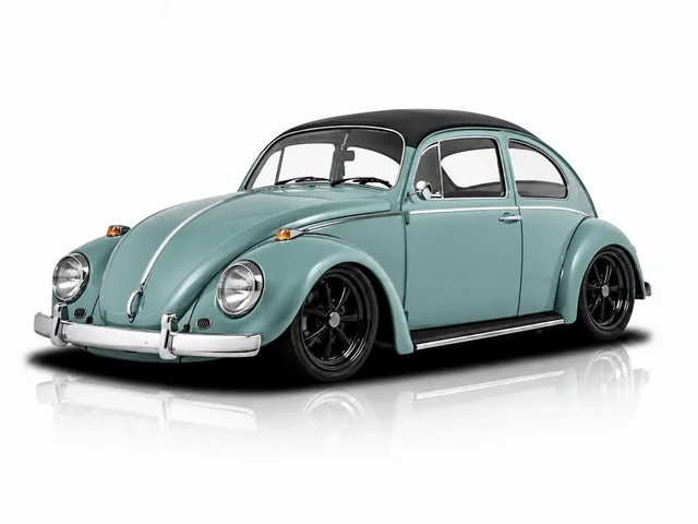 Sleek 1961 Volkswagen Beetle