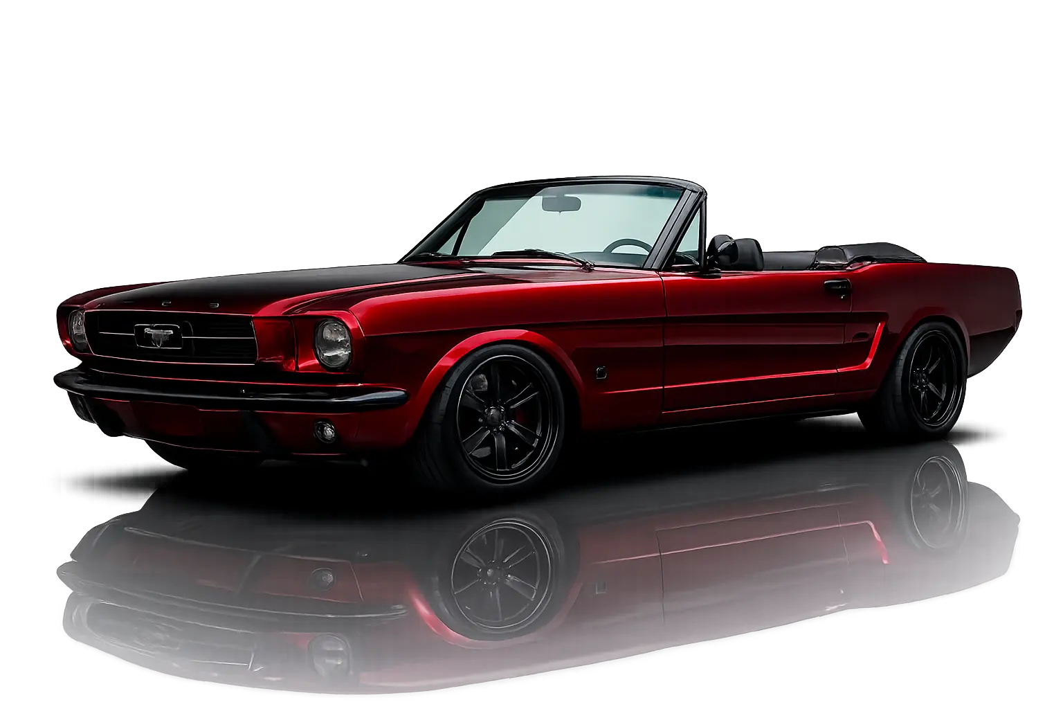 Restauración de un Ford Mustang clásico en nuestro taller del Eje Cafetero.